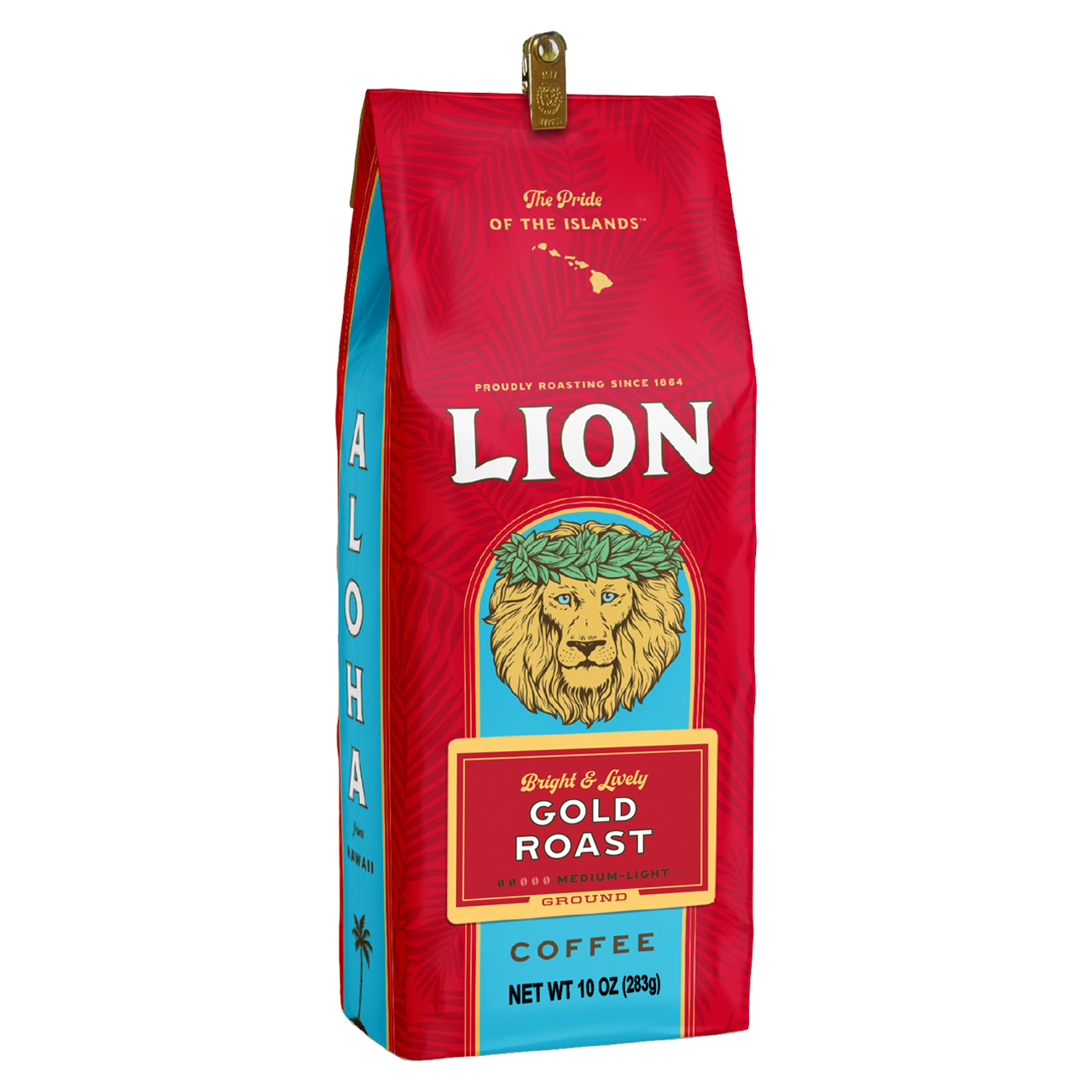 Lion Gold Roast Coffee by Hawaii Coffee Company