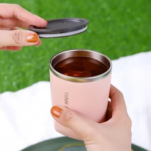 300 ml Stainless Steel Thermal Coffee Mug 300ml Thermal Mug Beer Cups Stainless Steel Vacuum Flask Insulated Tumbler Cup With Lid Travel Water 1