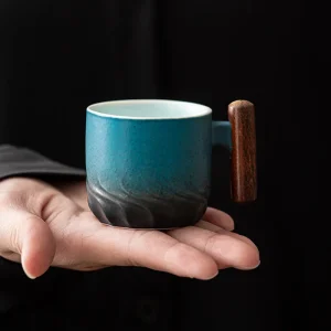 Ceramic Espresso Cup 70 ml 70ml Ceramic Retro Coffee Cup Office Water Cup Filter Tea Mug Ceramic Coffee Mug Handmade Tea