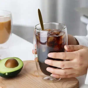 Double-Walled Glass Coffee Cup Heat Resistant Double Wall Glass Cup 80 650ml Beer Milk Coffee Water Cups Transparent Cup Wholesale 1