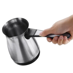 Electric Turkish Coffee Pot 220v Coffee Make 500ml Stainless Steel Separated Italian Mocha Pot Greek Turkish Electric Coffee Pot Portable 1