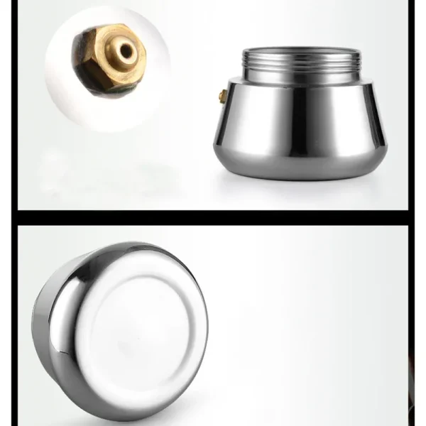 Stove Top Moka Coffee Pot Stainless Steel Filter Italian Espresso Coffee Maker Percolator Tool Mocha Cafetiere 2