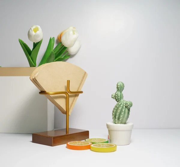 Wooden V60 Filter Paper Rack Filtering Papers Storage Holder Stand Coffee Tools Household Coffee Accessories Barista 5