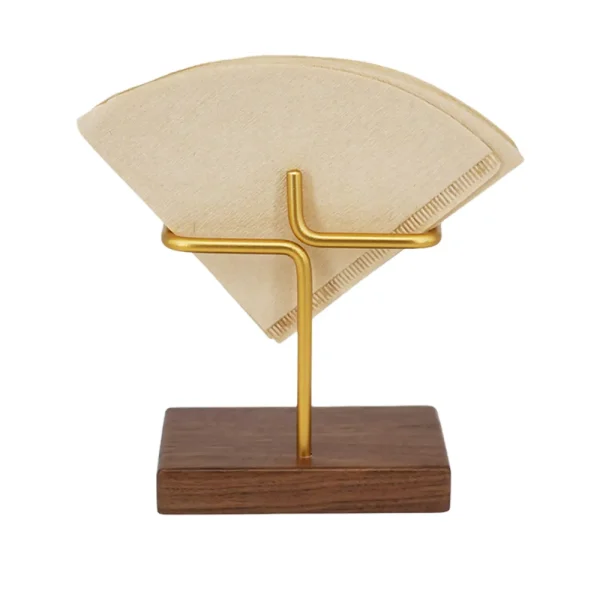 Wooden V60 Filter Paper Rack Filtering Papers Storage Holder Stand Coffee Tools Household Coffee Accessories Barista