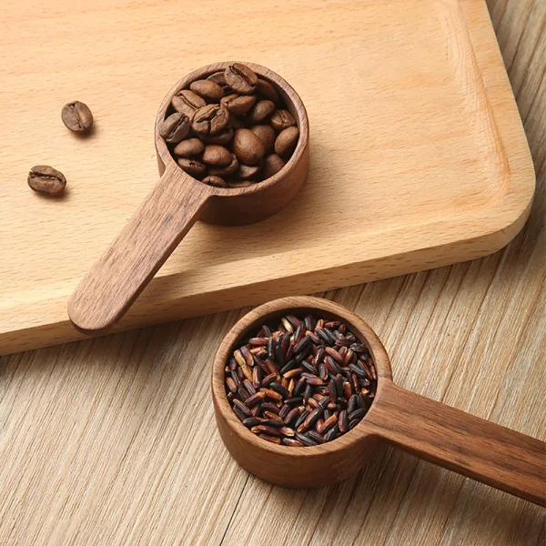Wooden Measuring Spoon Set Kitchen Measuring Spoons Tea Coffee Scoop Sugar Spice Measure Spoon Measuring Tools